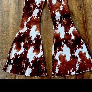 Cow Print Jeans